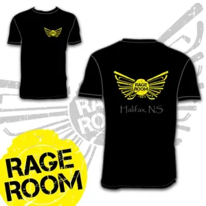 Graphic designed for Rage Room tshirts