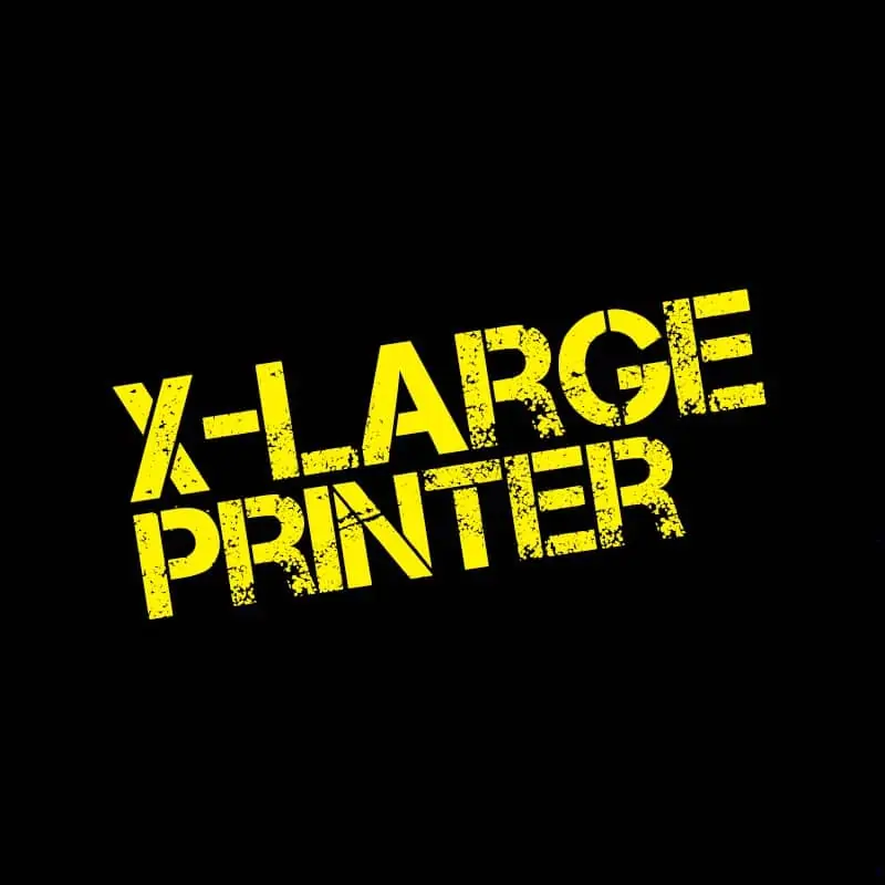Graphic designed for Extra Large Printer smashables