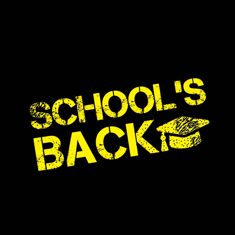 Graphic designed for School's Back product package