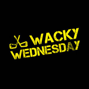 Graphic designed for Wacky Wednesday product package