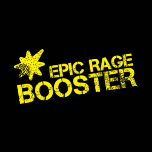 Graphic designed for Epic Rage Booster